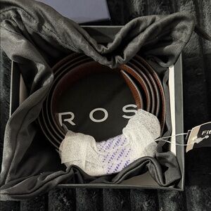 Elegant Cross Brown Leather Belt NEW!!